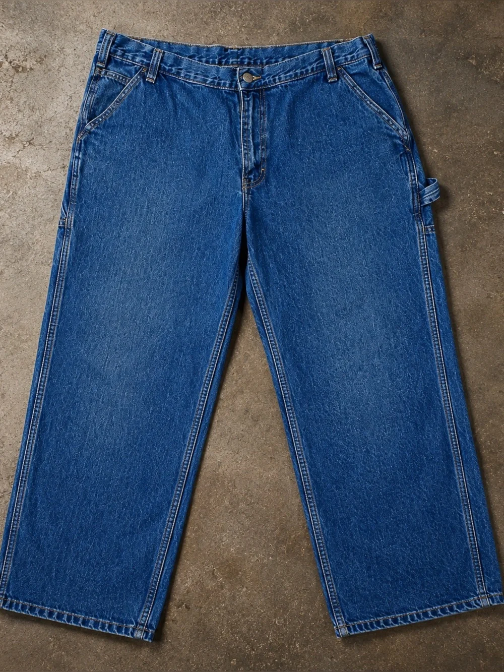 Carhartt Relaxed Fit Carpenter Jeans Men’s 42x30 Utility Workwear Denim